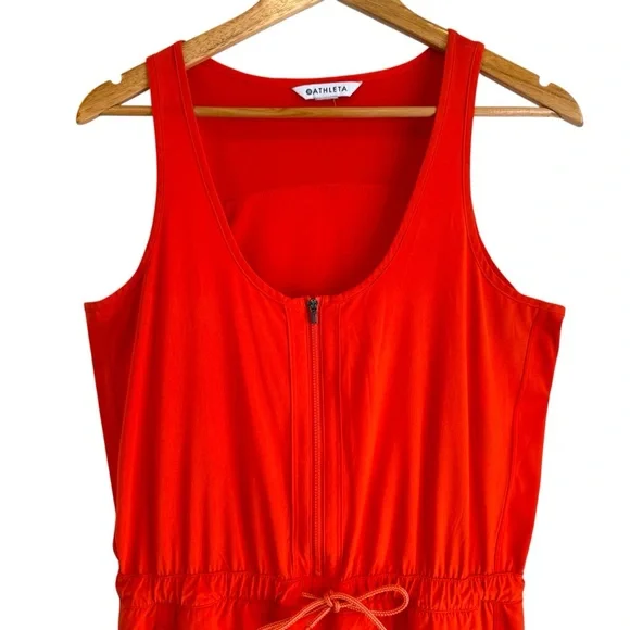 Athleta Expedition Sleeveless Dress in Flame Orange - Picture 3 of 6